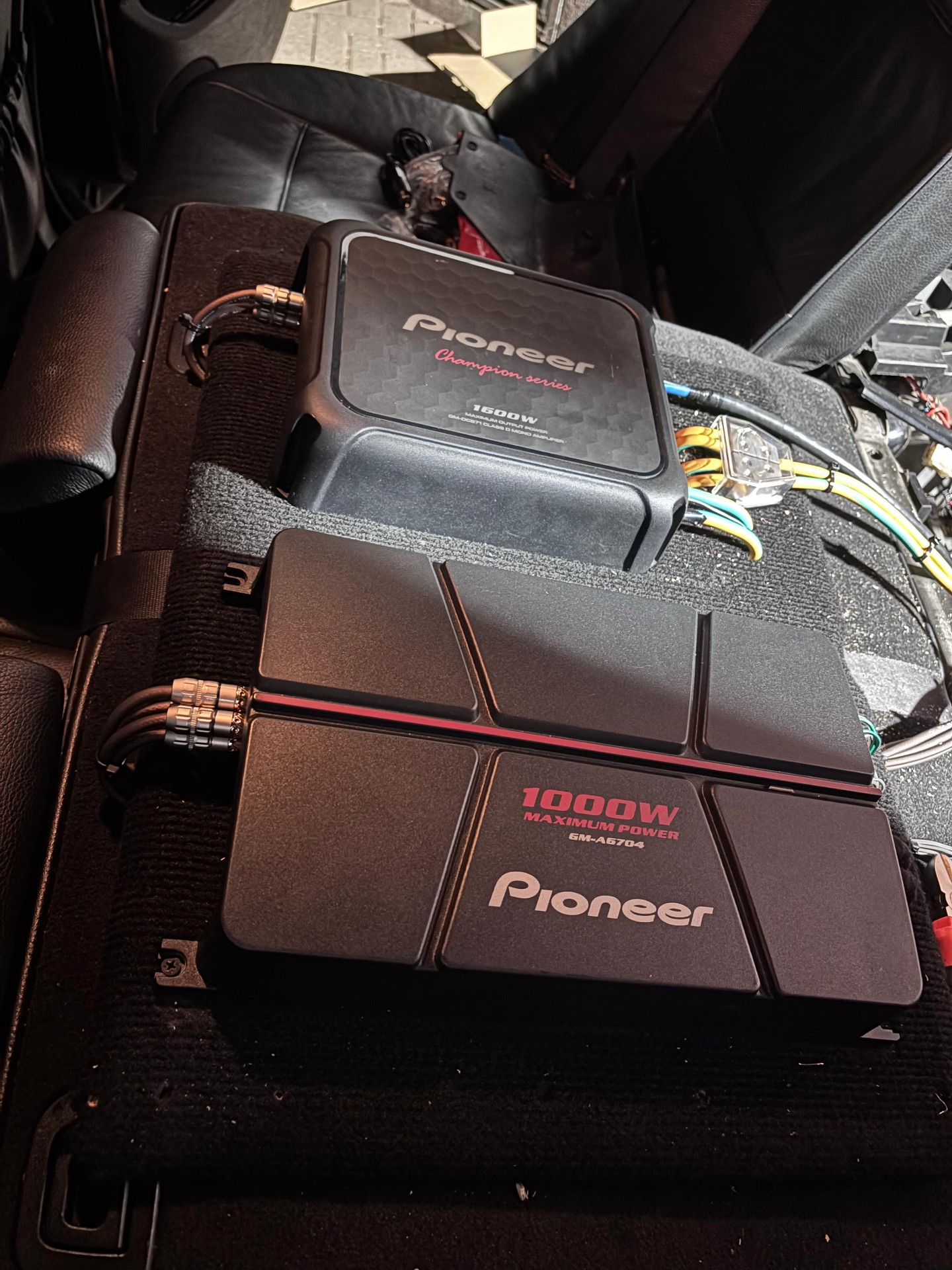 Amplifiers & sound wiring
